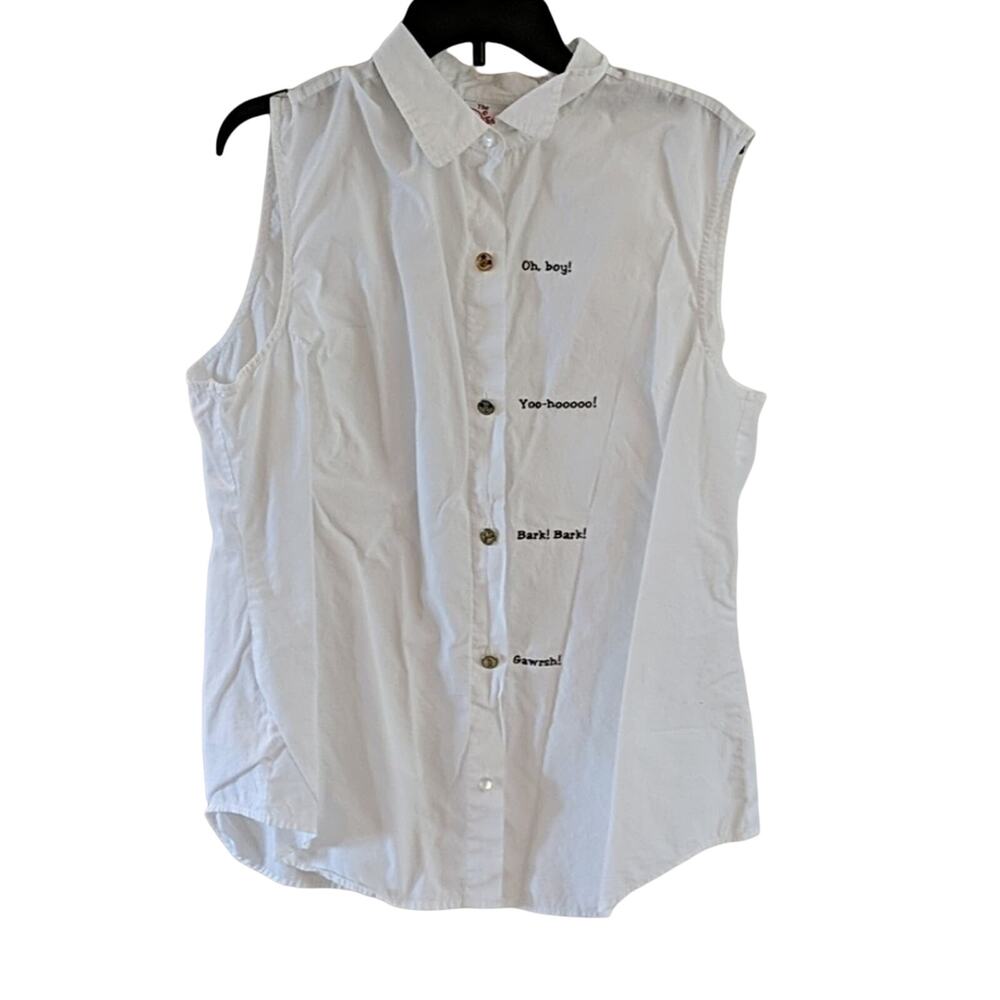 Euc Disney Button Down - image 1